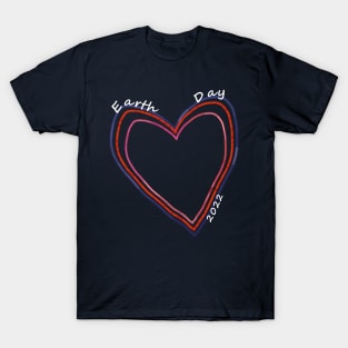 Earth Day Hearts 2022 T-Shirt